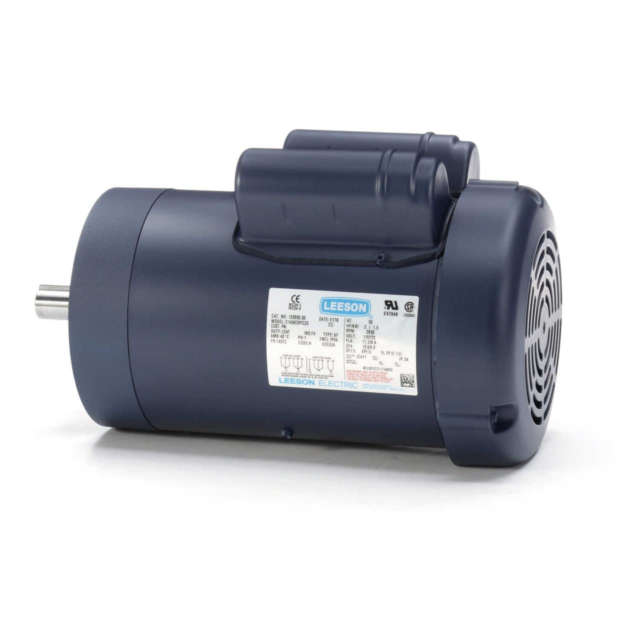 Leeson / Regal Beloit - 120990.00 - 2 HP 50 Hz Motor